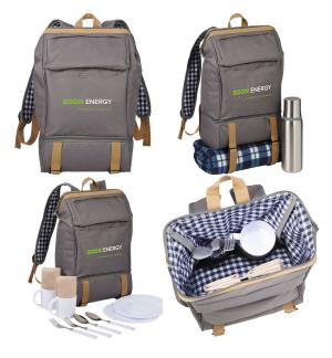 11 Piece Picnic Backpack for Two
