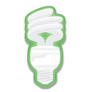 50 Sheets Flourescent Light Bulb Sticky Notes (2.4x4.8)
