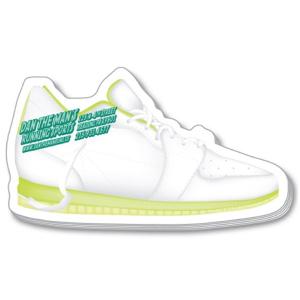 25 Sheets Sneaker Shaped Sticky Note (3.75x2.125)