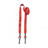 3/4" 2-Ended Dye-Sublimated Lanyard with Metal Swivel Snap Hook 