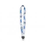 1" Dye-Sublimated Lanyard with Plastic Clamshell & O-Ring 