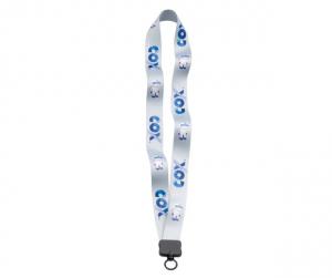 1&quot; Dye-Sublimated Lanyard with Plastic Clamshell &amp; O-Ring 