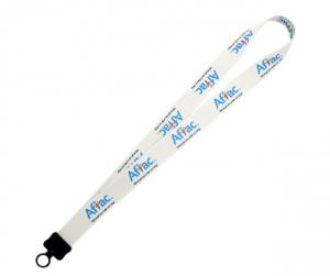 1&quot;Dye-Sublimated Stretchy Elastic Lanyard with Plastic Clamshell &amp; Plastic O-Ring