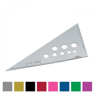 10 inch 30/60/90 Calibrated Drafting Aluminum Triangle
