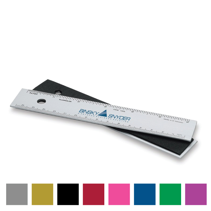 18 inch Alumicolor Non-Slip Straight Edge Ruler