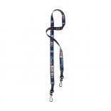 1/2" 2-Ended Dye-Sublimated Lanyard with Metal Swivel Snap Hook 
