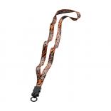 1/2" Dye-Sublimated Lanyard with Plastic Snap-Buckle Release & O-Ring  