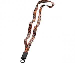 1/2&quot; Dye-Sublimated Lanyard with Plastic Snap-Buckle Release &amp; O-Ring  