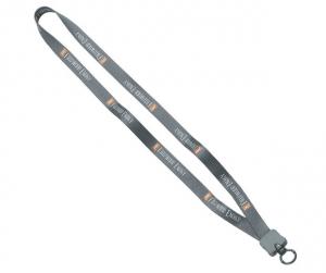 5/8&quot; Tubular Lanyard with Plastic Clamshell and O-Ring 