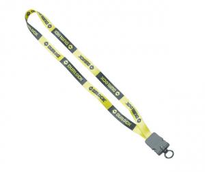5/8&quot; Tubular Lanyard with Plastic Snap-Buckle Release &amp; O-Ring 