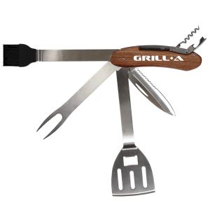 Clever Folding BBQ Tool