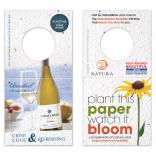 Square Seed Paper Wine Bottle Tag