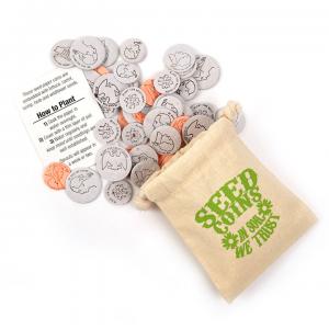 Seed Paper Coin Bags