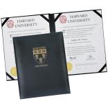 Classic Leather Dual Certificate Holder