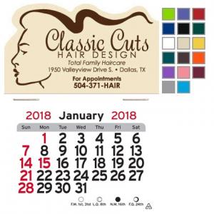 Stylish Salon Self-Adhesive Calendar