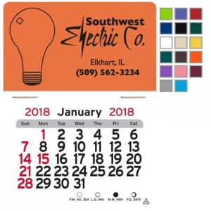Light Bulb Self-Adhesive Calendar