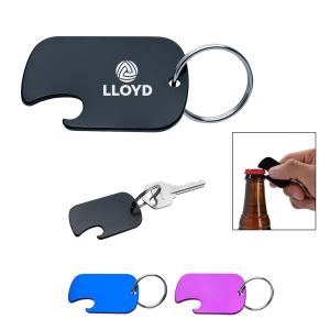 Fixo Dog Tag Bottle Opener Key Ring
