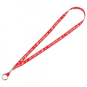 Full Color 1/2&quot; Lanyard w/ Ring