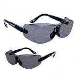 Pollic Large Encased Single-Piece Lens Safety Glasses/Sunglasses with Flexible Temple
