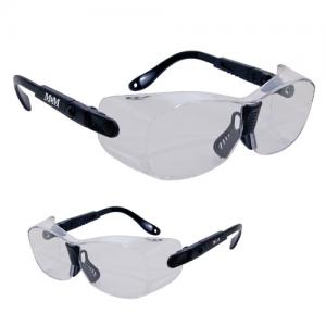 Vollic Large Encased Single-Piece Lens Safety Glasses/Sunglasses with Flexible Temple
