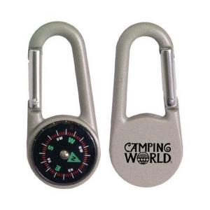 Die Cast Metal Compass-Carabiner with Clip