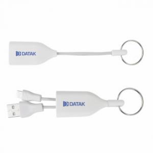 Dual Charging Cable Key Chain