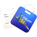 Full Color Square Metal Luggage Tag