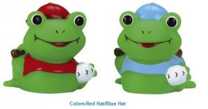 Mini Baseball Rubber Frog