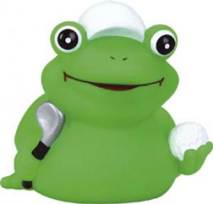 Classic Golfer Rubber Frog