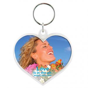 Snap In Heart Shaped Keytag