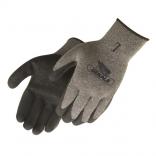 Gray Shell Latex Palm Coated Gloves