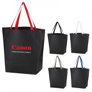 Non-Woven Leather -Look Tote Bag