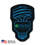 Recycled Tire CFL Energy Bulb Coaster