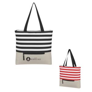 Stripe Design Tote Bag
