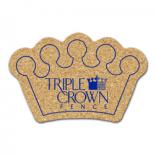 King Size Cork Crown Coaster