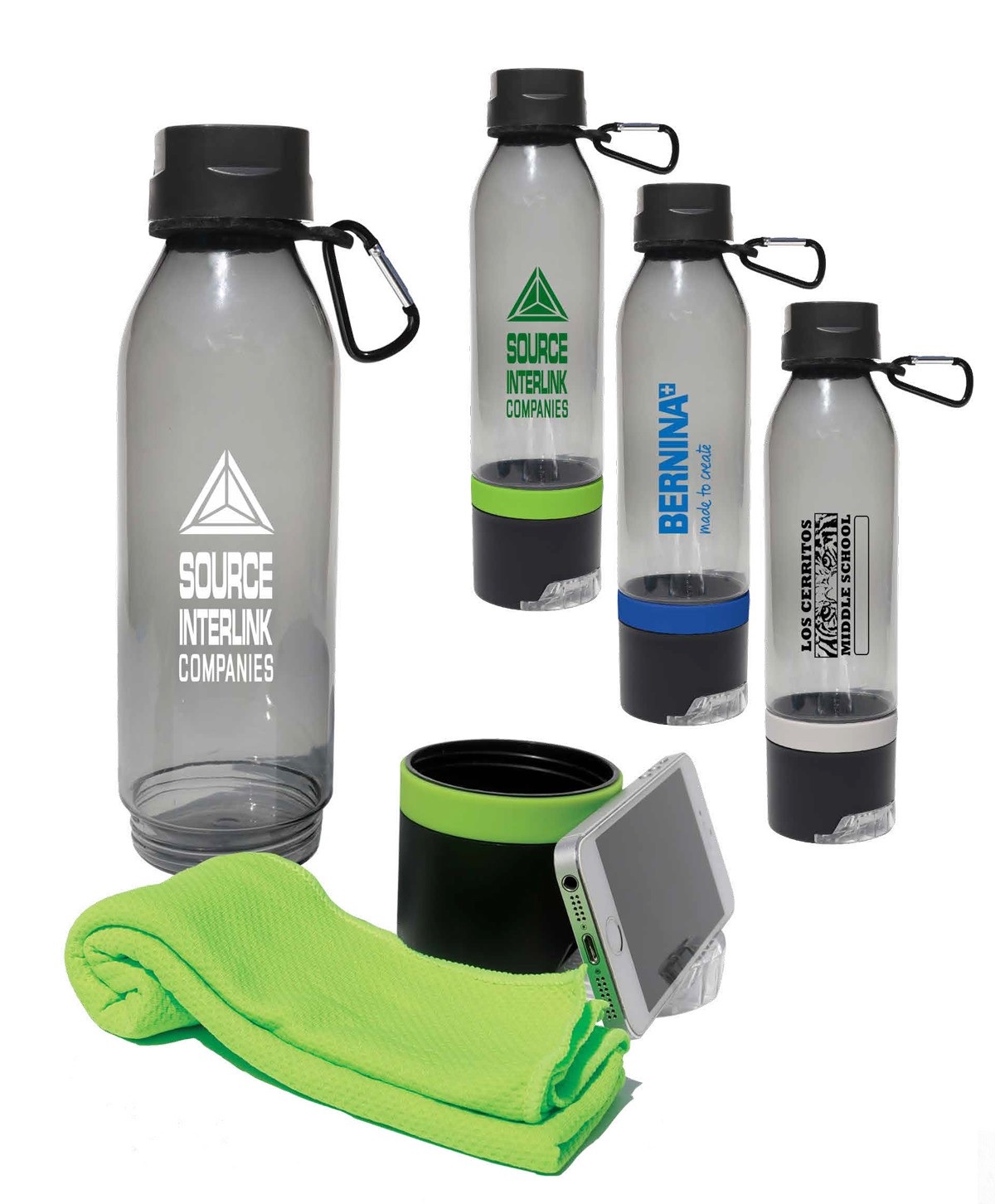 20 oz. Sport Bottle with Cooling Towel &amp; Phone Stand