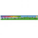 Full Color Kids Theme Ruler Magnet