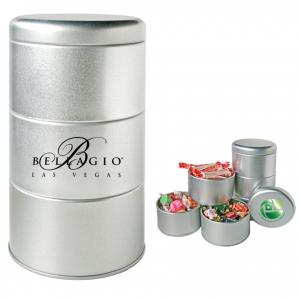 3 Compartment Tin Canister