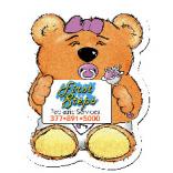 Toddler Theme Stock Design Bear Magnet