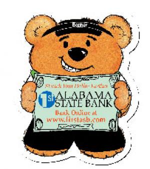 Banker Theme Stock Design Bear Magnet