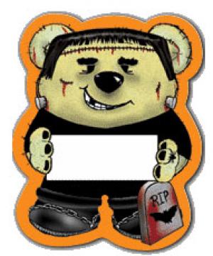 Frankenstein Stock Design Bear Magnet