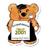 Graduation Theme Stock Design Bear Magnet
