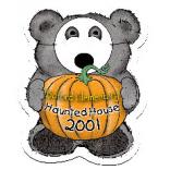 Halloween Theme Stock Design Bear Magnet