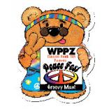 Hippie Theme Stock Design Bear Magnet
