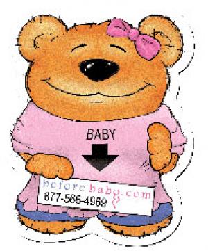 Maternity Theme Stock Design Bear Magnet