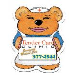 Nurse Theme Stock Design Bear Magnet
