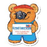 Photographer Theme Stock Design Bear Magnet