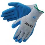 Blue Textured Latex Palm Coated Gloves