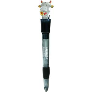 Cow Pendant Top Light Up Ball Point Pens