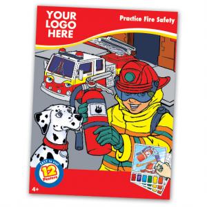 Fire Safety Themed Paint Book